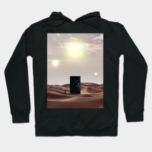 Many Stars - Surreal/Collage Art Hoodie